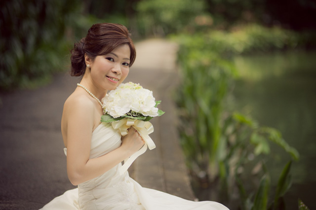 Kelly's Pre-Wedding Makeup by TheLittleBrush Singapore Makeup Artist