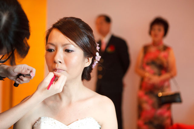 Clara's Wedding Makeup by TheLittleBrush Singapore Makeup Artist