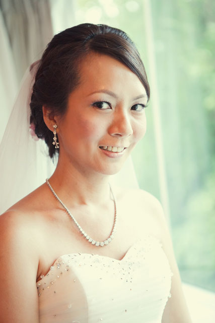 Clara's Wedding Makeup by TheLittleBrush Singapore Makeup Artist