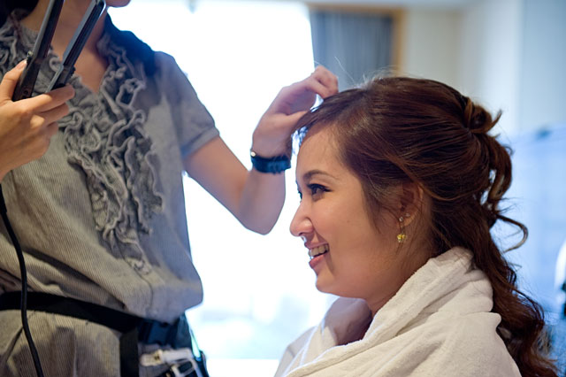 Emmeline's Wedding Day Makeup and Hair by TheLittleBrush Makeup Singapore