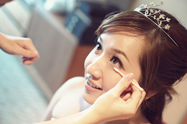 Emmeline's Wedding Day Makeup and Hair by TheLittleBrush Makeup Singapore