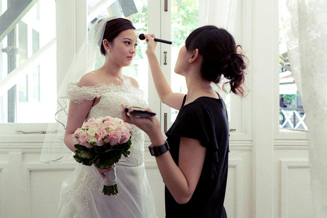 Ikka's Wedding Actual Day Makeup and Hair by TheLittleBrush Singapore Makeup Artist