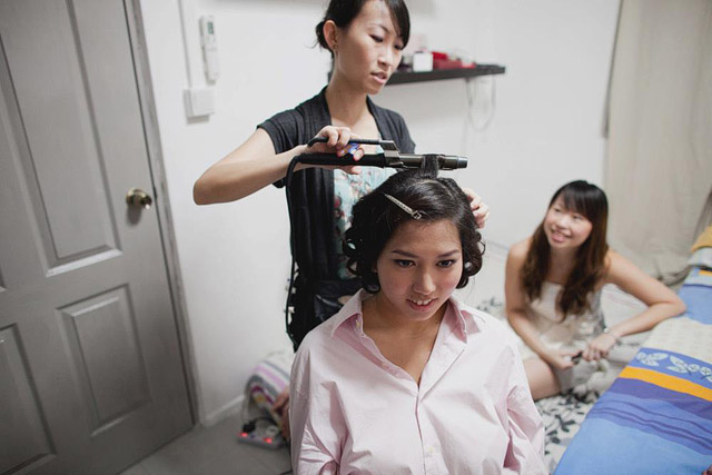 Christina's Wedding Day Makeup and Hair by TheLittleBrush Makeup Singapore