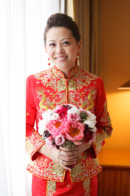 Celine's Wedding Day Makeup and Hair by TheLittleBrush Makeup Singapore