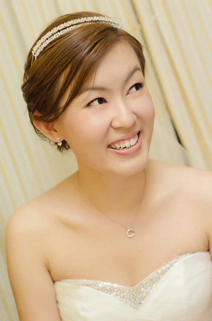 Han Han's Wedding Day Bridal Makeup and Hairstyling by Jovie Tan from TheLittleBrush Makeup