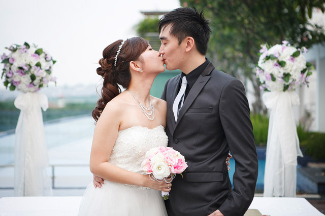 Stephanie's Solemnization Makeup and Hair by Jovie Tan from TheLittleBrush Singapore Makeup Artist