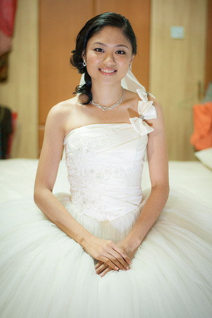 Chuan Tin's Wedding Day Hair and Makeup by Jovie Tan from TheLittleBrush Makeup.