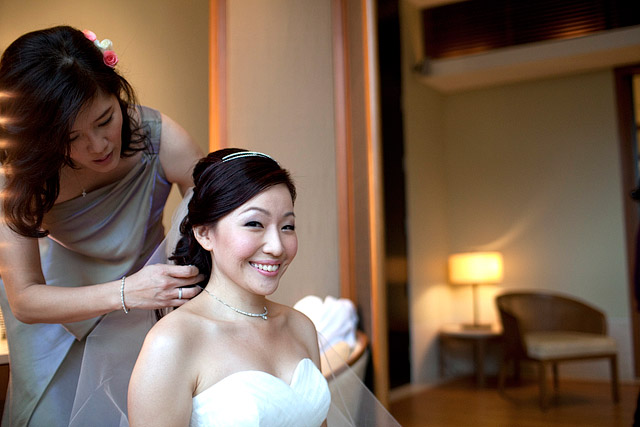 Elaine's Wedding Day Hair and Makeup by Jovie Tan from TheLittleBrush Makeup.