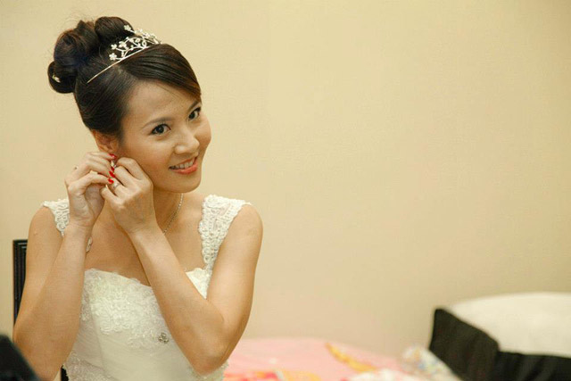 Christy's Wedding Day Hair and Makeup by Jovie Tan from TheLittleBrush Makeup