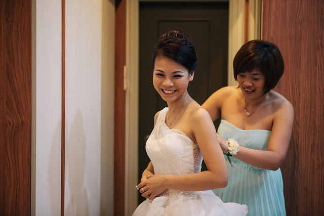Seow Wei's Wedding Day Hair and Makeup by Jovie Tan from TheLittleBrush Makeup.