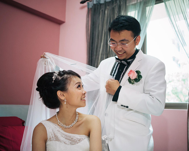 Seow Wei's Wedding Day Hair and Makeup by Jovie Tan from TheLittleBrush Makeup.