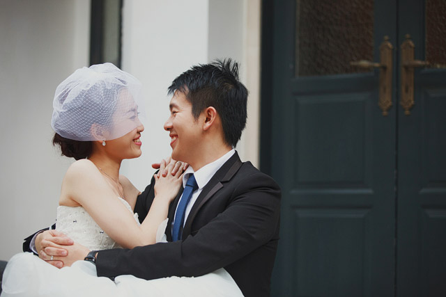 Yun Jia's Shanghai and Hangzhou Pre-Wedding Hair and Makeup by Jovie Tan from TheLittleBrush Makeup.