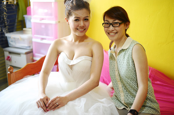 Audrey's Wedding Day Hair and Makeup by Jovie Tan from TheLittleBrush Makeup.