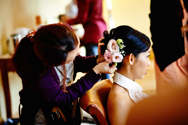 Yan Shan's Wedding Hair and Makeup by Jovie Tan from TheLittleBrush Makeup Singapore.