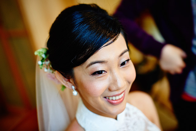 Yan Shan's Wedding Hair and Makeup by Jovie Tan from TheLittleBrush Makeup Singapore.