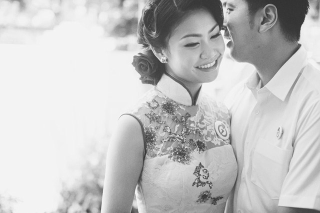 Carilyn's Wedding Hair and Makeup by Jovie Tan from TheLittleBrush Makeup Singapore.