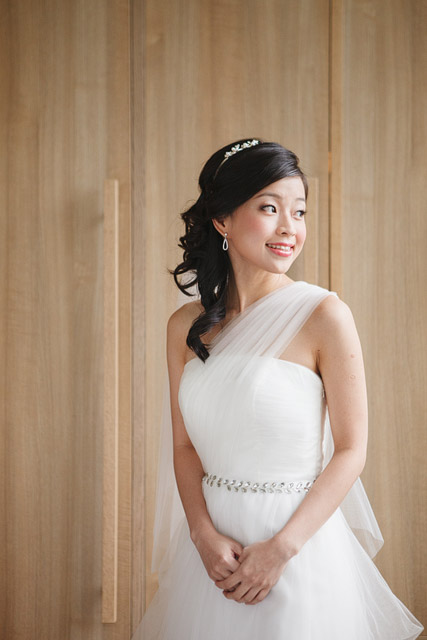 Jiamin's Wedding Day Makeup and Hair by Jovie Tan from TheLittleBrush Makeup Singapore.