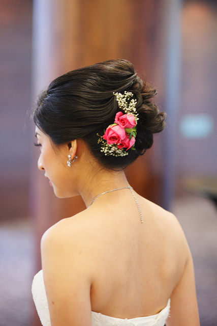 Jacqueline's Wedding Day Makeup and Hair by Jovie Tan from TheLittleBrush Makeup Singapore.