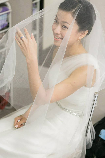 Jiamin's Wedding Day Makeup and Hair by Jovie Tan from TheLittleBrush Makeup Singapore.