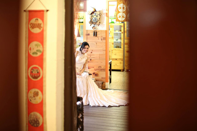 Joelle's Wedding Day Makeup and Hair by Jovie Tan from TheLittleBrush Makeup Singapore.