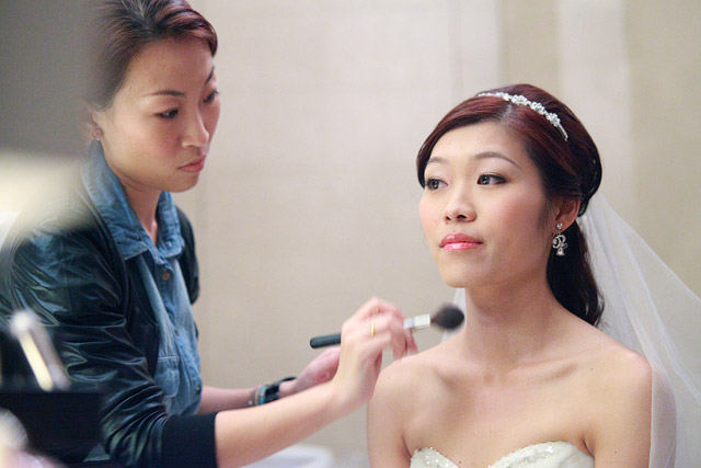 Michelle's Wedding Day Makeup and Hair by Jovie Tan from TheLittleBrush Makeup