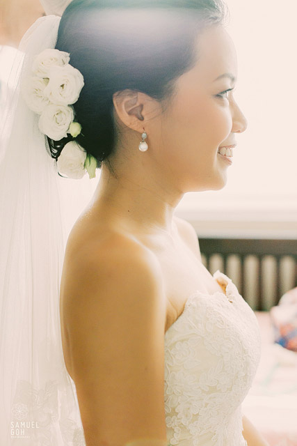 I-Lin's Wedding Day Makeup and Hair by Jovie Tan from TheLittleBrush Makeup Singapore