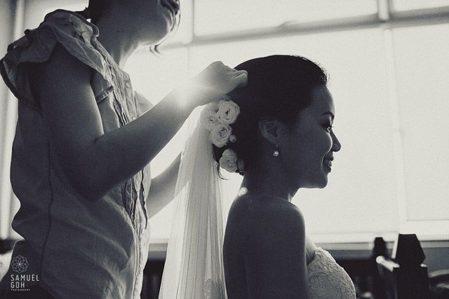 I-Lin's Wedding Day Makeup and Hair by Jovie Tan from TheLittleBrush Makeup Singapore
