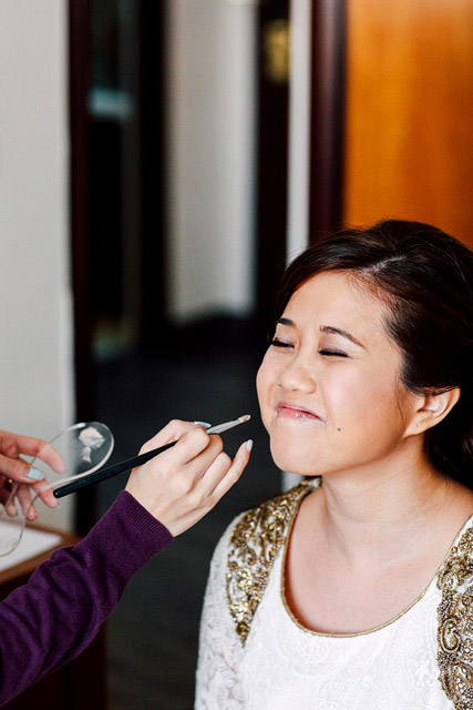 Christabelle's Wedding Day Makeup and Hair by TheLittleBrush Makeup Singapore