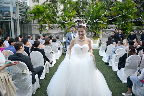 Audrey's Wedding Day Hair and Makeup by Jovie Tan from TheLittleBrush Makeup.