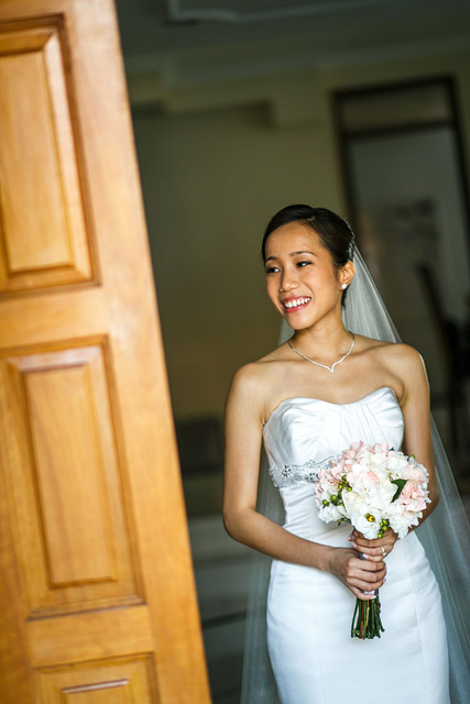 Li Xin's Wedding Hair and Makeup by Jovie Tan from TheLittleBrush Makeup Singapore.