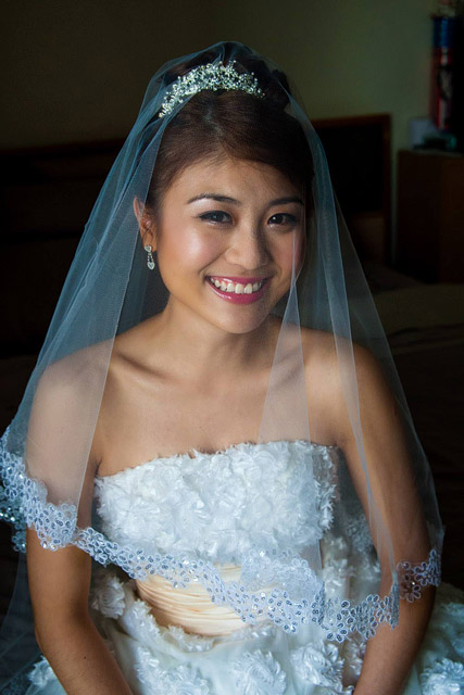 Angela's Wedding Day Makeup and Hair by TheLittleBrush Makeup Singapore